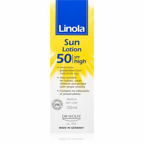 Linola Sun Lotion SPF50 krém na opalování pro
