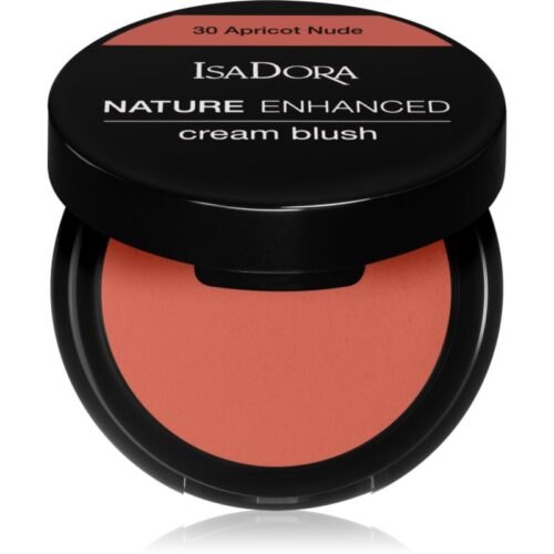 IsaDora Nature Enhanced Cream Blush kompaktní tvářenka se štětcem a