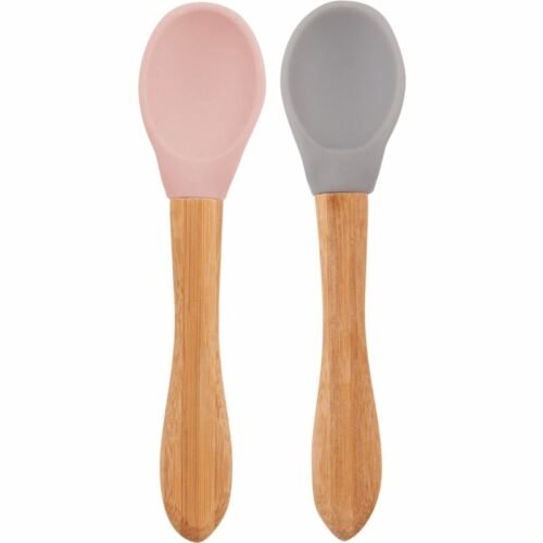 Minikoioi Spoon with Bamboo Handle lžička Pinky