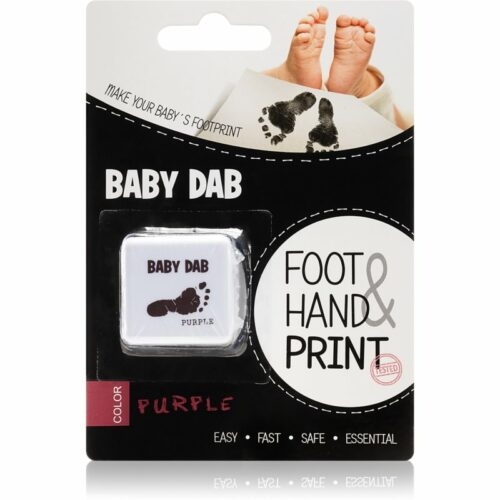 Baby Dab Foot & Hand Print Purple