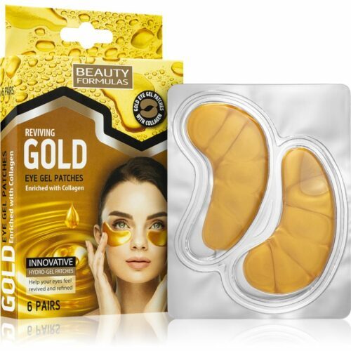 Beauty Formulas Gold hydrogelová maska na oční