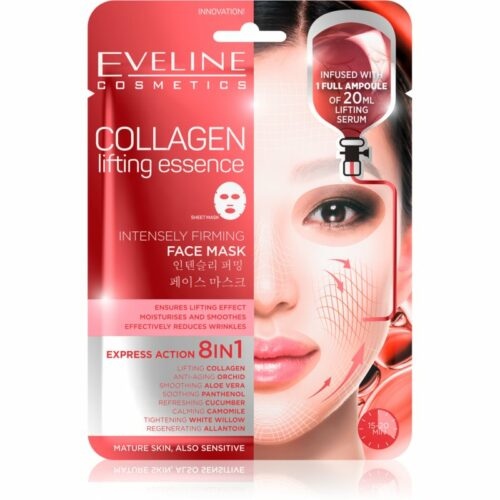 Eveline Cosmetics Sheet Mask Collagen liftingová a zpevňující