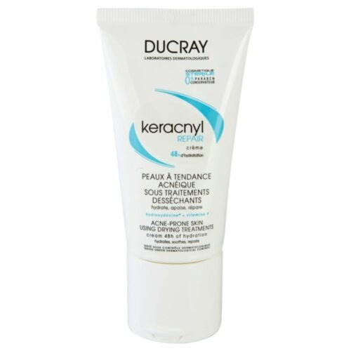Ducray Keracnyl regenerační a hydratační krém pro pleť vysušenou
