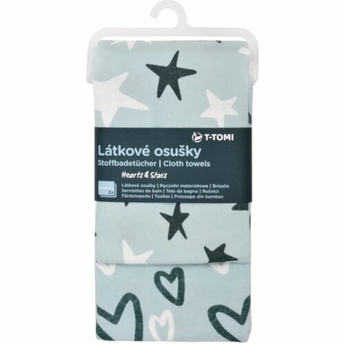 T-Tomi Cloth Towels Hearts & Stars osuška