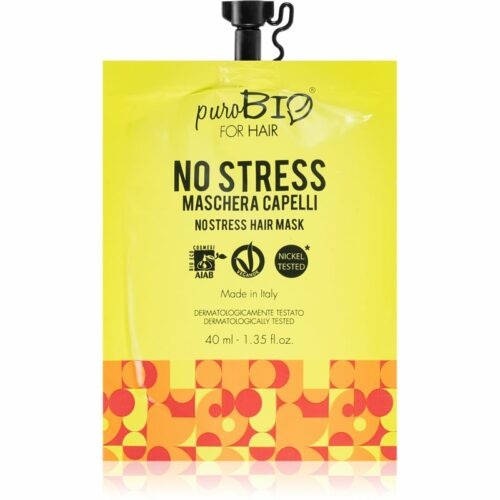 puroBIO Cosmetics No Stress revitalizační maska
