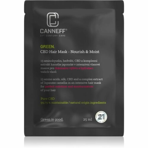Canneff Green CBD Hair Mask regenerační a hydratační