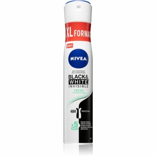 Nivea Black & White Invisible Fresh + Antibacterial antiperspirant