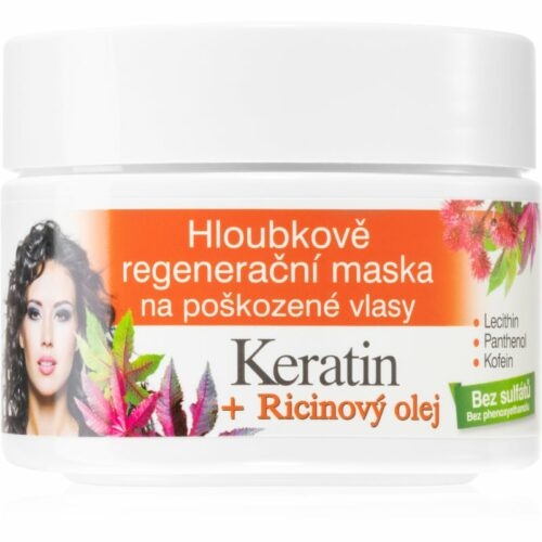 Bione Cosmetics Keratin + Ricinový olej regenerační