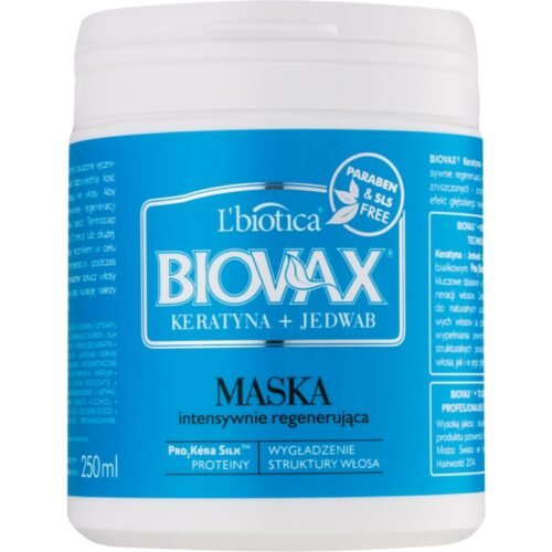 L’biotica Biovax Keratin & Silk regenerační maska