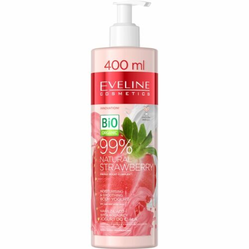 Eveline Cosmetics Bio Organic Natural Strawberry tělový jogurt pro