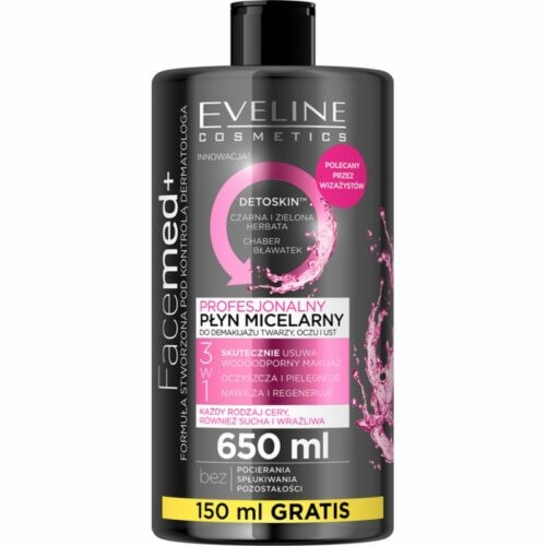 Eveline Cosmetics FaceMed+ čisticí a odličovací micelární voda