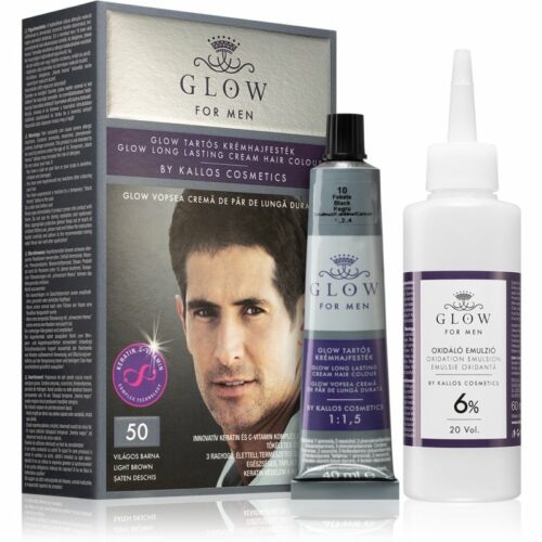 Kallos Glow For Men permanentní barva na vlasy