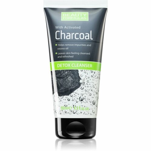 Beauty Formulas Charcoal čisticí gel s aktivním uhlím pro