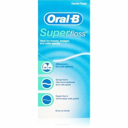 Oral B Super Floss dentální nit na