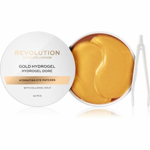 Revolution Skincare Gold Hydrogel hydrogelová maska na oční okolí se zlatem 60