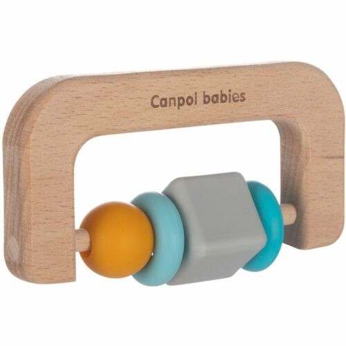 Canpol babies Teethers Wood-Silicone kousátko