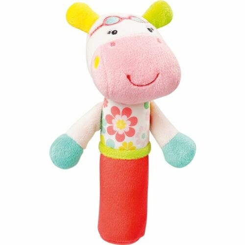 NUK Squeaky Toy Hippo hebká pískací hračka 1