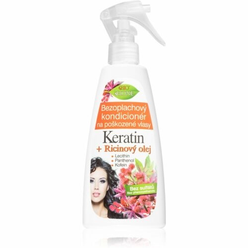 Bione Cosmetics Keratin + Ricinový olej regenerační bezoplachový