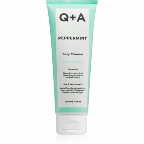 Q+A Peppermint hydratační čisticí gel s