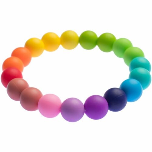 Biberschatz Bite bracelet Regenbogen kousací