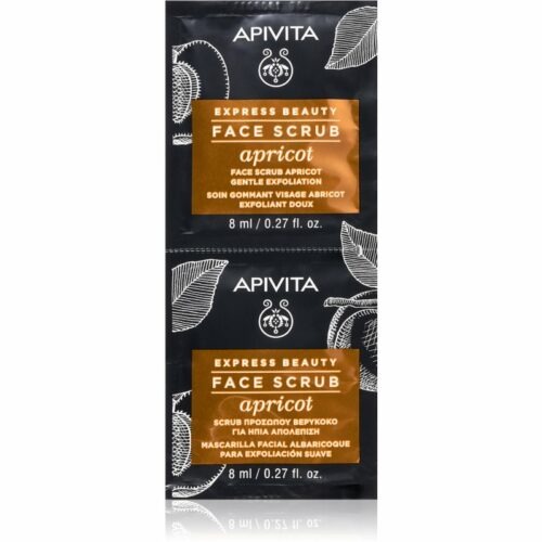 Apivita Express Beauty Apricot jemný čisticí peeling na
