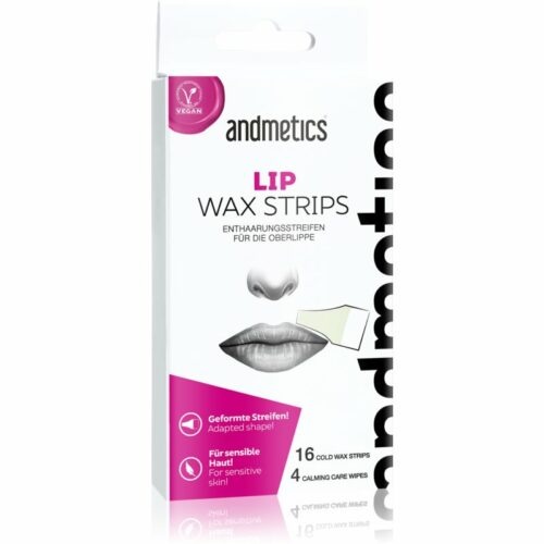 andmetics Wax Strips Lips voskové depilační pásky