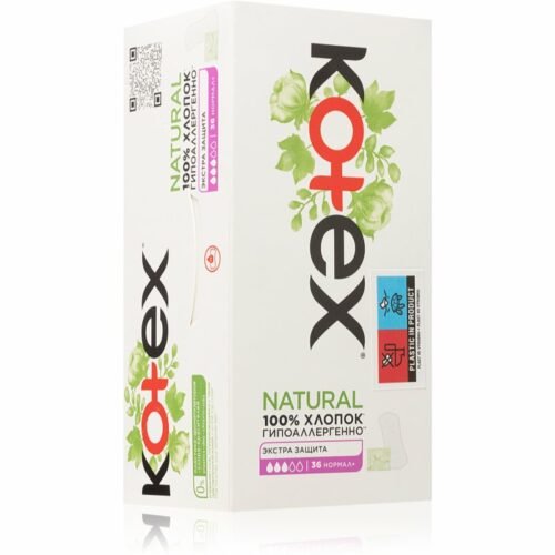 Kotex Natural Normal+ slipové vložky 36