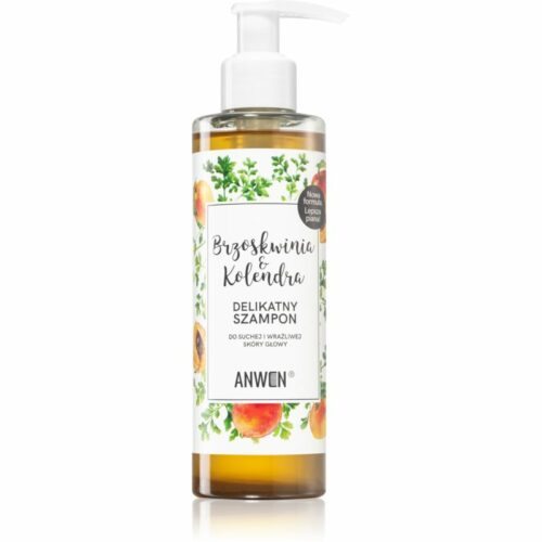 Anwen Peach & Coriander zklidňující šampon pro suchou