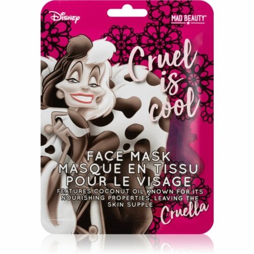 Mad Beauty Disney Villains Cruella plátýnková maska