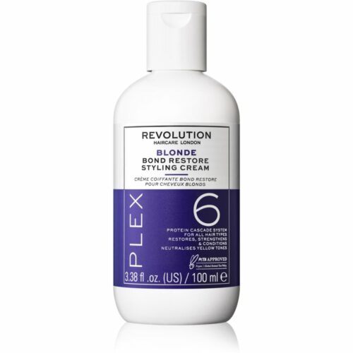 Revolution Haircare Plex Blonde No.6 Bond Restore Styling Cream bezoplachová