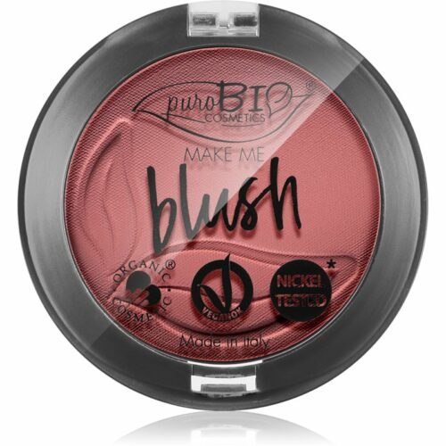 puroBIO Cosmetics Long-lasting Blush pudrová tvářenka odstín