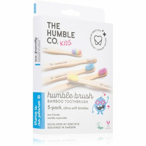The Humble Co. Brush Kids bambusový zubní kartáček