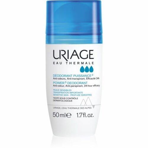 Uriage Hygiène Power3 Deodorant deodorant roll-on proti bílým