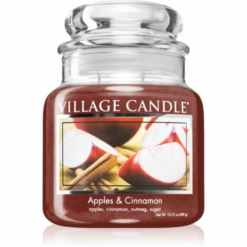 Village Candle Apples & Cinnamon vonná svíčka