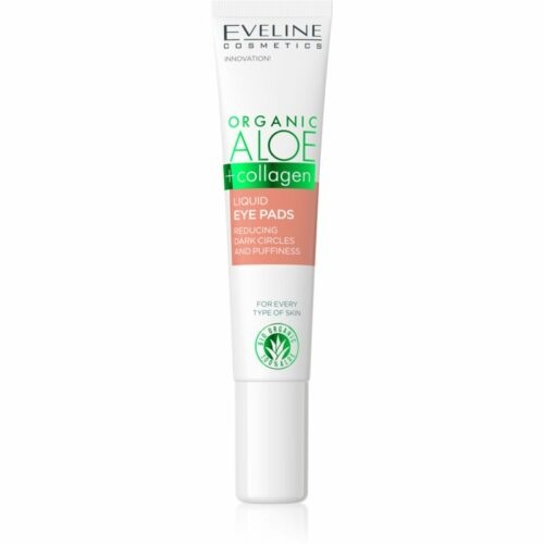 Eveline Cosmetics Organic Aloe+Collagen oční gel proti otokům