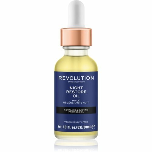 Revolution Skincare Night Restore Oil rozjasňující a