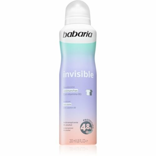 Babaria Deodorant Invisible antiperspirant ve spreji proti bílým