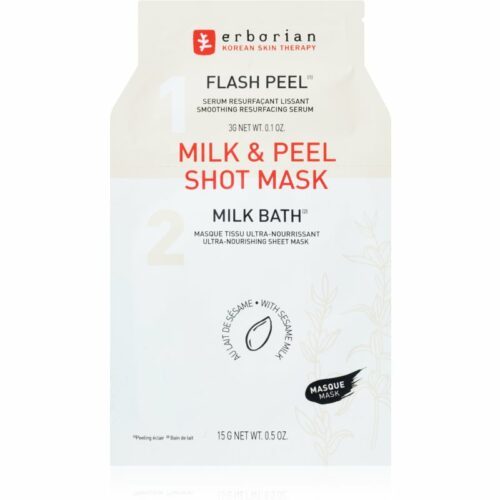 Erborian Milk & Peel vyhlazující plátýnková maska