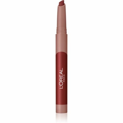 L’Oréal Paris Infaillible Matte Lip Crayon rtěnka v tužce s matným