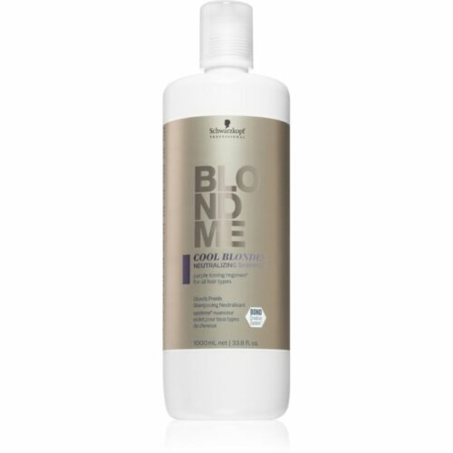Schwarzkopf Professional Blondme Cool Blondes šampon neutralizující žluté tóny