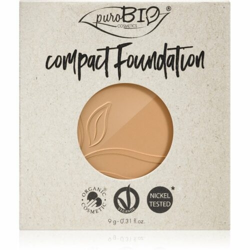 puroBIO Cosmetics Compact Foundation kompaktní pudrový make-up náhradní náplň