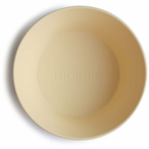Mushie Round Dinnerware Bowl miska Pale