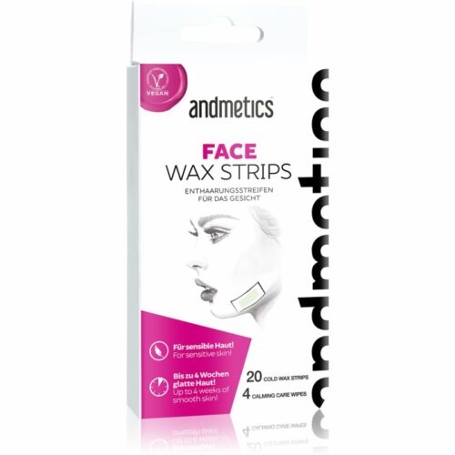 andmetics Wax Strips Face voskové depilační pásky