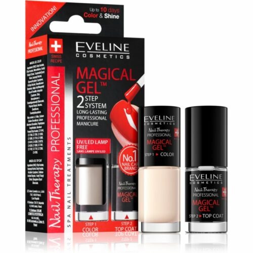Eveline Cosmetics Nail Therapy Professional gelový lak na nehty bez užití UV/LED lampy odstín