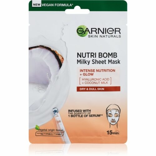 Garnier Skin Naturals Nutri Bomb vyživující plátýnková maska