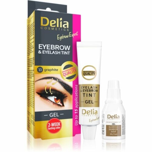 Delia Cosmetics Eyebrow Expert barva na obočí a řasy s