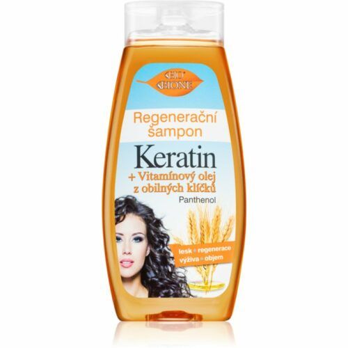 Bione Cosmetics Keratin + Obilné klíčky regenerační šampon