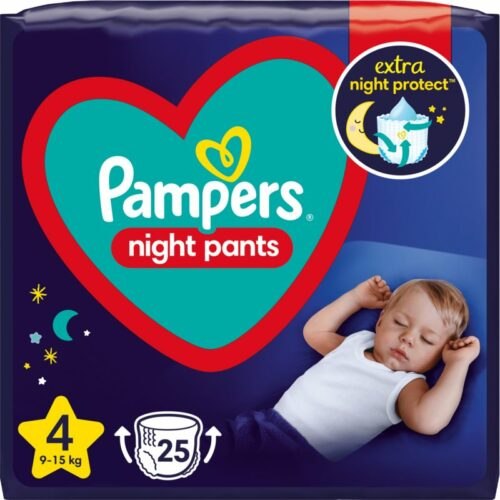 Pampers Night Pants Size 4 jednorázové plenkové kalhotky