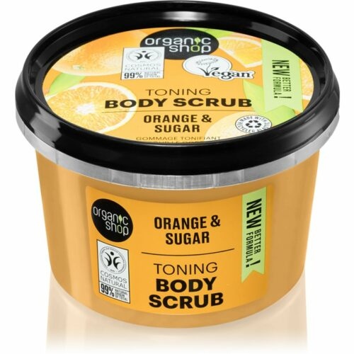 Organic Shop Orange & Sugar tonizační peeling