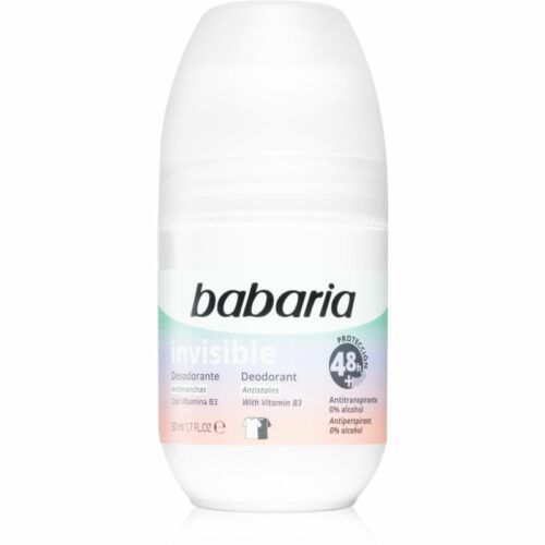 Babaria Deodorant Invisible antiperspirant roll-on proti bílým